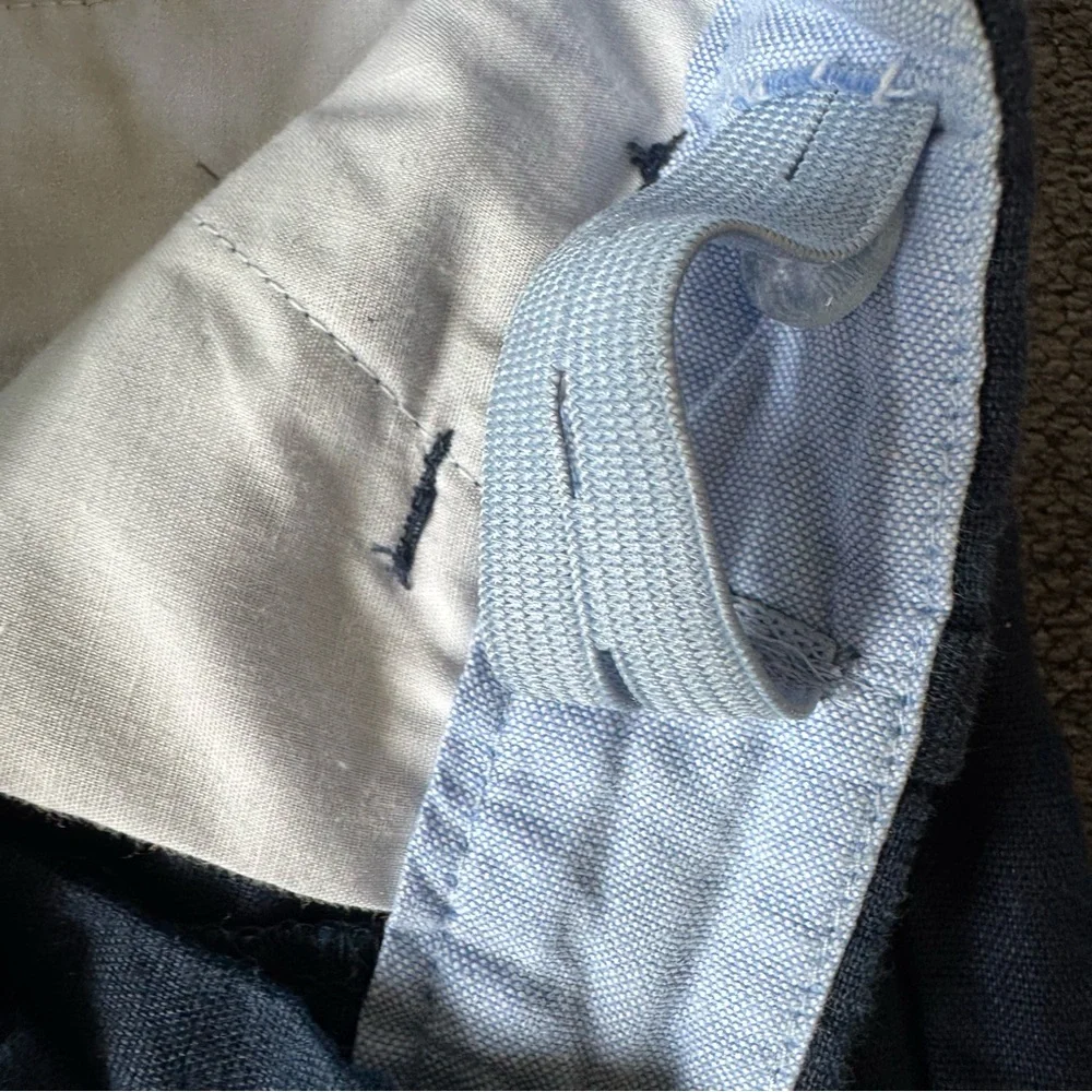 Toddler Boys 4T Shorts 2PC Set Bundle Navy Blue Janie & Jack Tan Street Rules - Picture 4 of 6